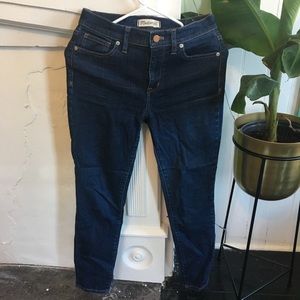 Madewell high riser skinny ankle jean